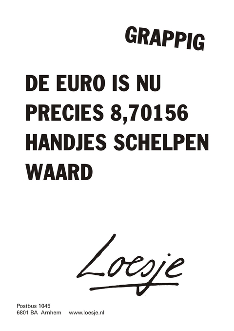 Grappig de euro in nu precies 870156 Handjes schelpen waard