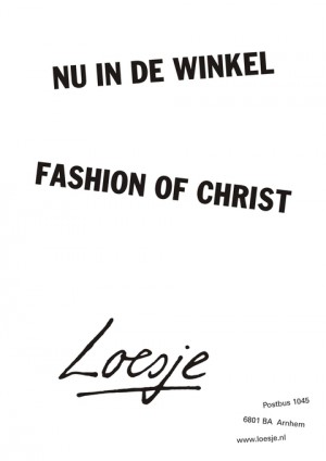 nu in de winkel fashion of christ