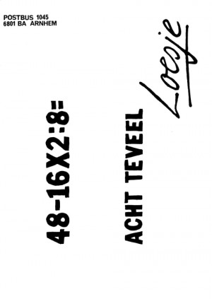 48-16×2:8= acht teveel