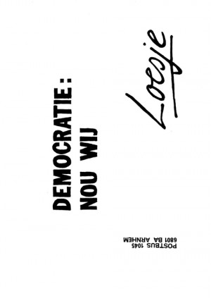 Democratie: nou wij