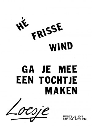 He frisse wind ga je mee een tochtje maken