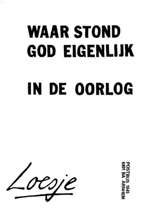 Waar stond god eigenlijk in de oorlog
