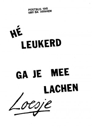 He leukerd ga je mee lachen