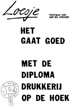 Het gaat goed met de diploma drukkerij op de hoek