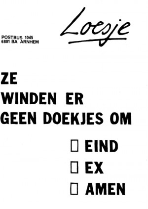 Ze winden er geen doekjes om eind ex amen