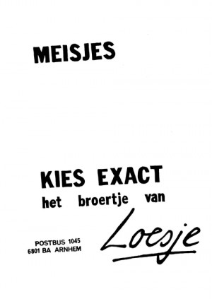 Meisjes kies exact het broertje van