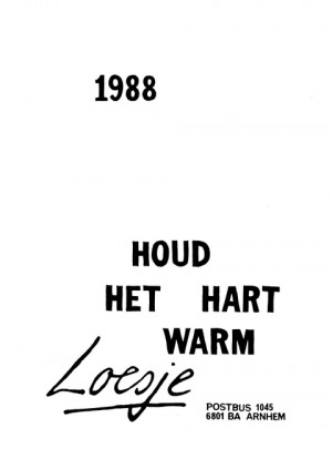 1988 Houd het hart warm