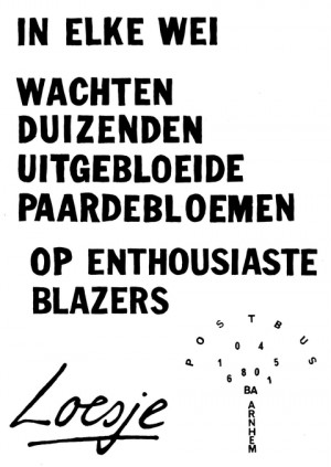 In elke wei wachten duizenden uitgebloeide paardebloemen op enthousiaste blazers