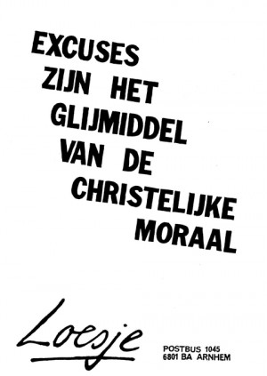 Excuses zijn het glijmiddel van de christelijke moraal