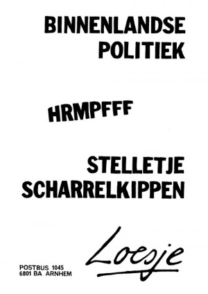 Binnenlandse politiek hrmpfff stelletje scharrelkippen