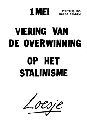 1 mei viering van de overwinning op het Stalinisme