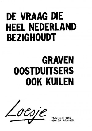 De vraag die heel Nederland bezighoudt graven oostduitsers ook kuilen