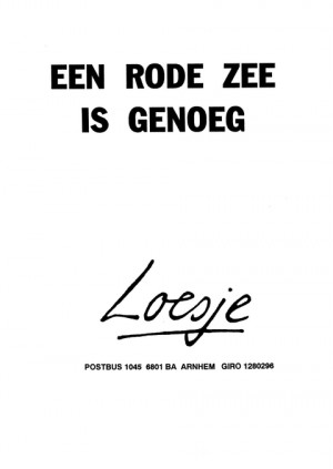 Een rode zee is genoeg