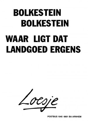Bolkenstein Bolkenstein waar ligt dat landgoed ergens