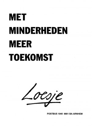 Met minderheden meer toekomst