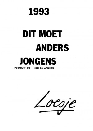 1993 Dit moet anders jongens