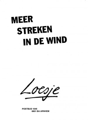 Meer streken in de wind