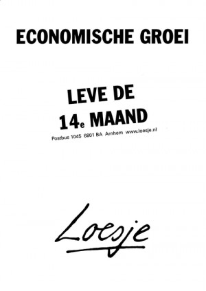 economische groei leve de 14e maand