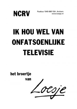 NCRV ik hou wel van onfatsoenlijke televisie – het broertje van