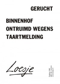 Gerucht binnenhof ontruimd wegens taartmelding