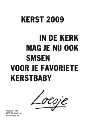 kerst 2009 in de kerk mag je nu ook smsen voor je favoriete kerstbaby