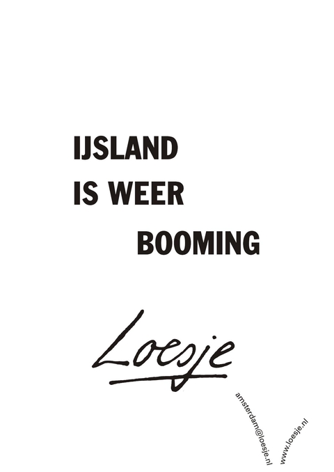 ijsland is weer booming