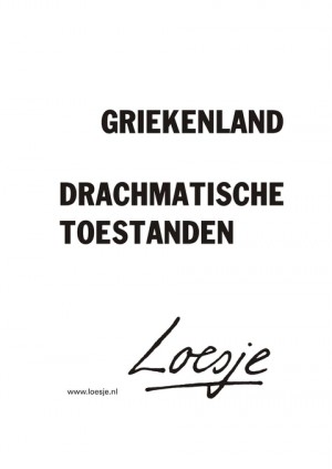 Griekenland drachmatische toestanden