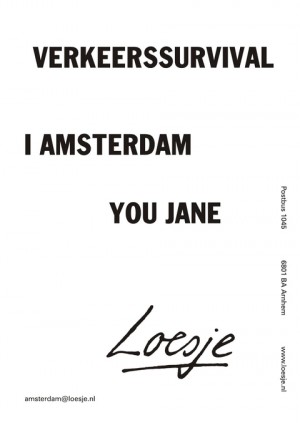 Verkeerssurvival I amsterdam you yane