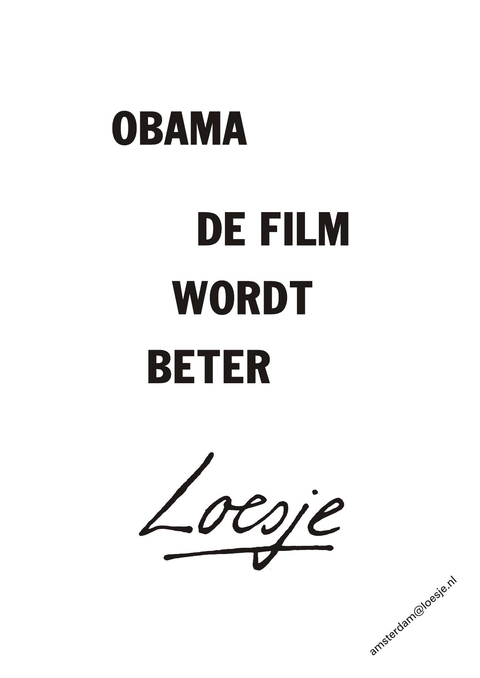 Obama de film wordt beter