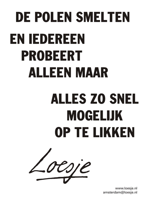 de polen smelten en iedereen probeert alleen maar alles zo snel mogelijk op te likken