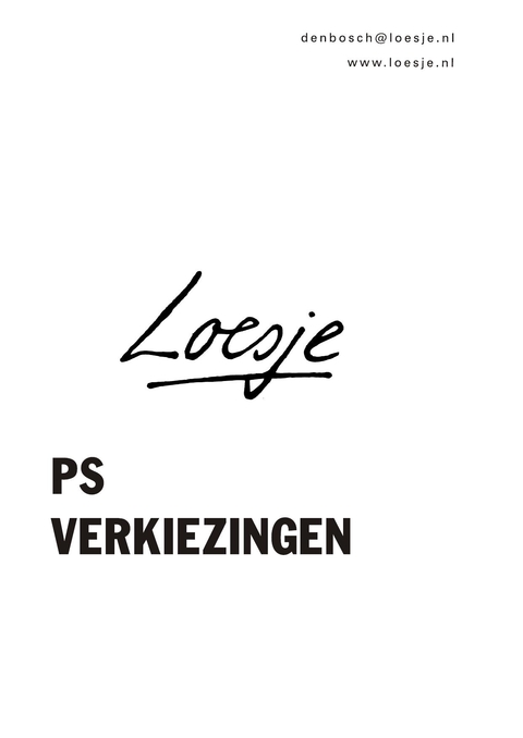 ps verkiezingen