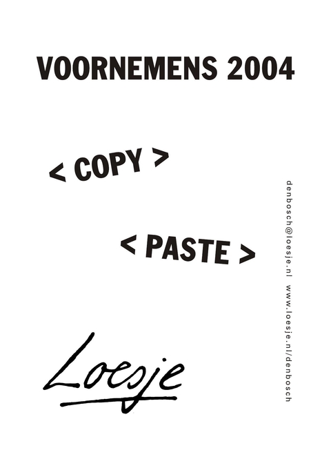 voornemens 2004 copy paste