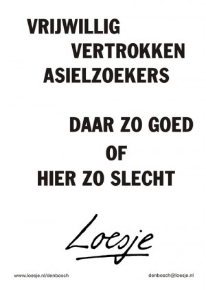 Vrijwillig vertrokken asielzoekers daar zo goed of hier zo slecht