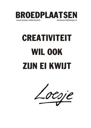 Broedplaatsen creativiteit wil ook zijn ei kwijt