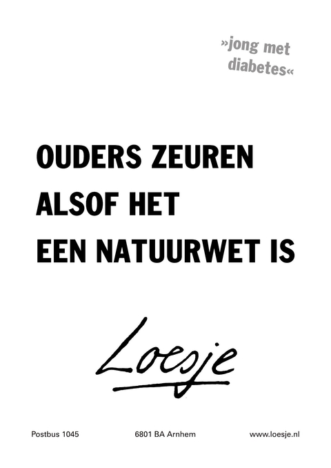 Ouders zeuren alsof het een natuurwet is