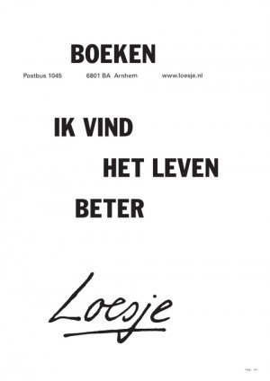 boeken ik vind het leven beter