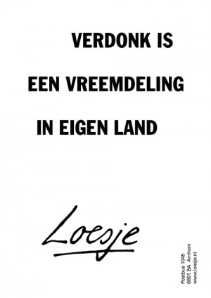 verdonk is een vreemdeling in eigen land