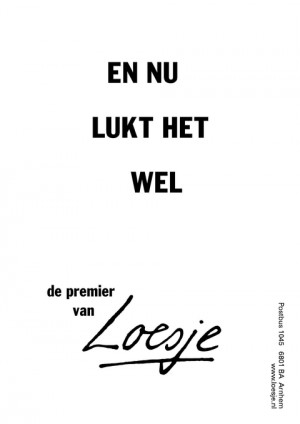 en nu lukt het wel