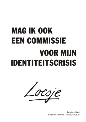 mag ik ook een commissie voor mijn identiteitscrisis