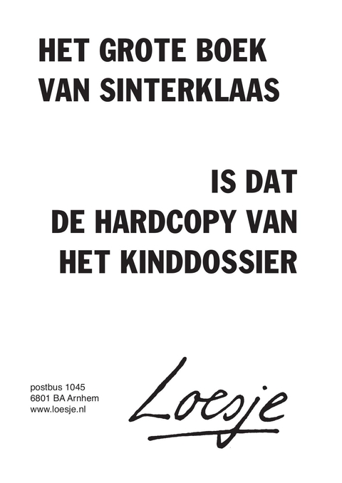 Het grote boek van Sinterklaas / Is dat de hardcopy van het kinddossier