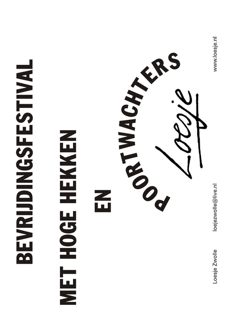 bevrijdingsfestival met hoge hekken en poortwachters