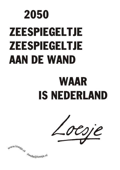 2050 zeespiegeltje zeespiegeltje aan de wand waar is nederland