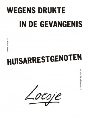 wegens drukte in de gevangenis huisarrestgenoten