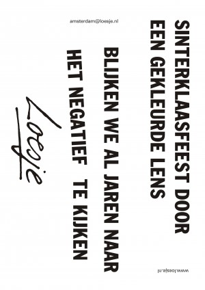 Sinterklaasfeest door een gekleurde lens bleken we al jaren naar het negatief te kijken