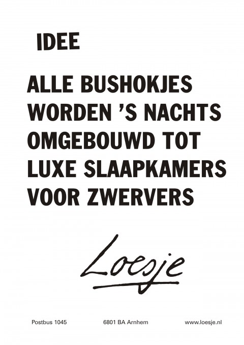 idee alle bushokjes worden ‘s nachts omgebouwd tot luxe slaapkamers voor zwervers