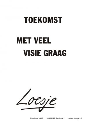 Toekomst met veen visie graag