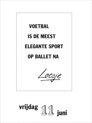 Voetbal is de meest elegante sport op ballet na