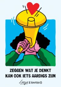 Loesje in het burgerschapsonderwijs - Zeggen wat je denkt kan ook iets aardigs zijn