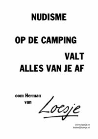 Nudisme / op de camping valt alles van je af - oom Herman