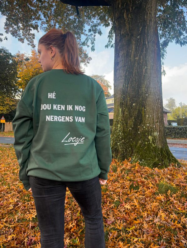 Groene sweater - Hé jou ken ik nog nergens van